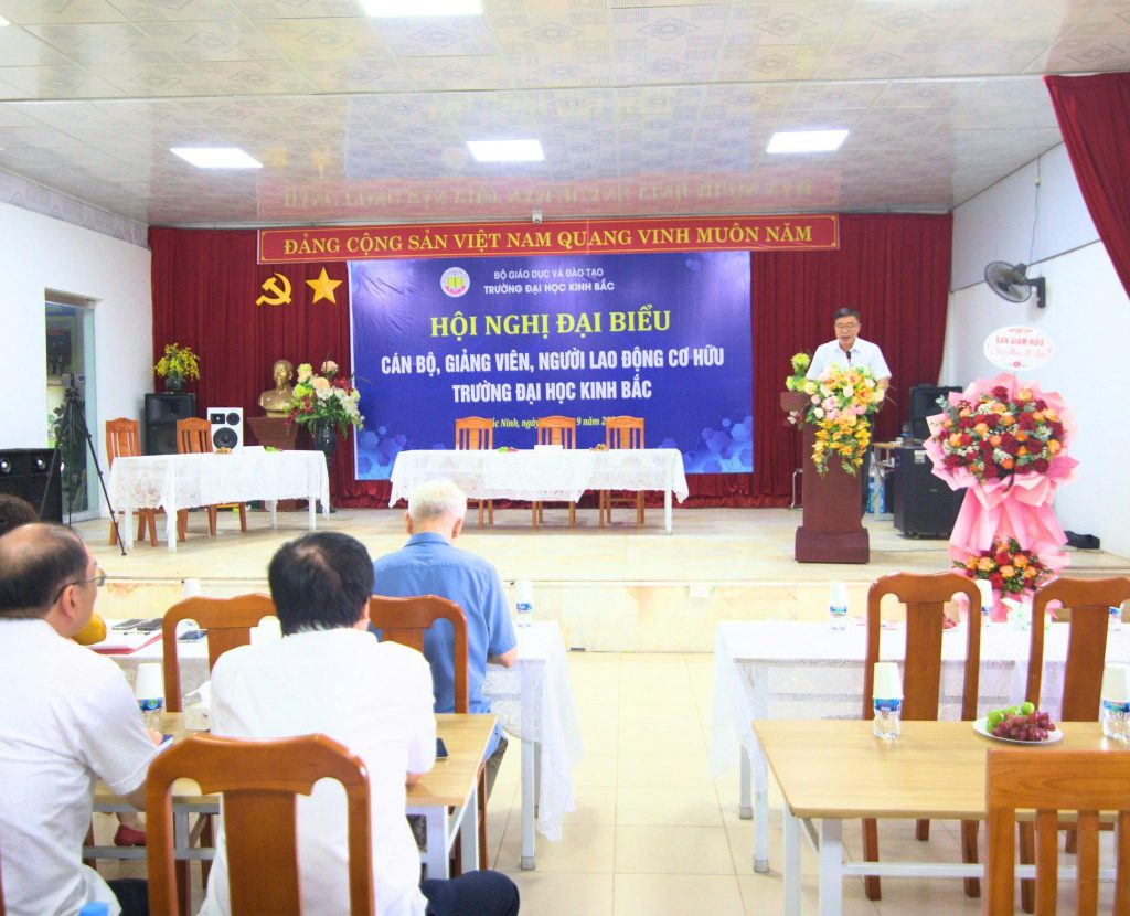 Hội nghị đại biểu Cán bộ, Giảng viên, người lao động cơ hữu Trường Đại học Kinh Bắc năm 2025